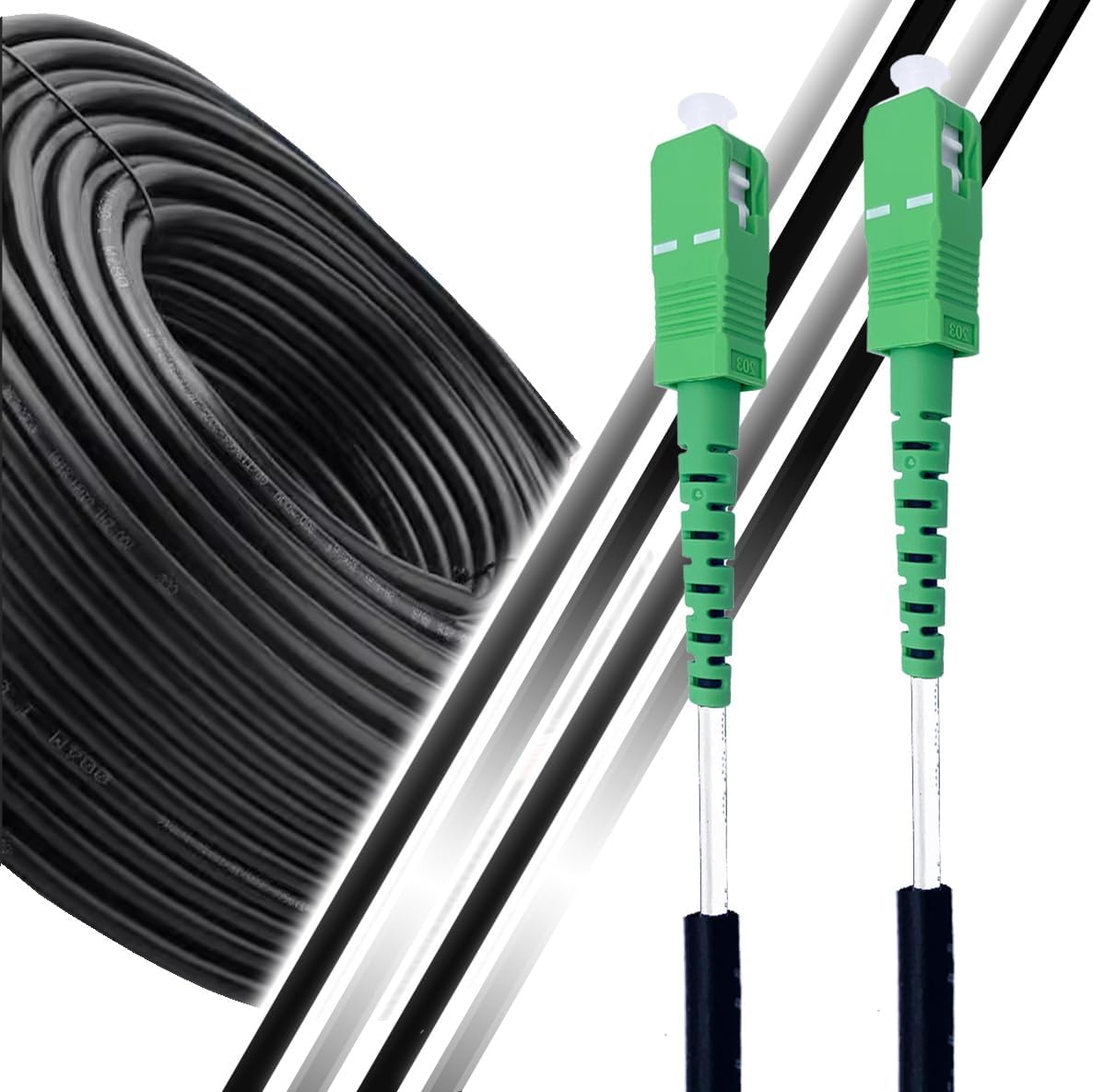 Câble fibre simplex 200m