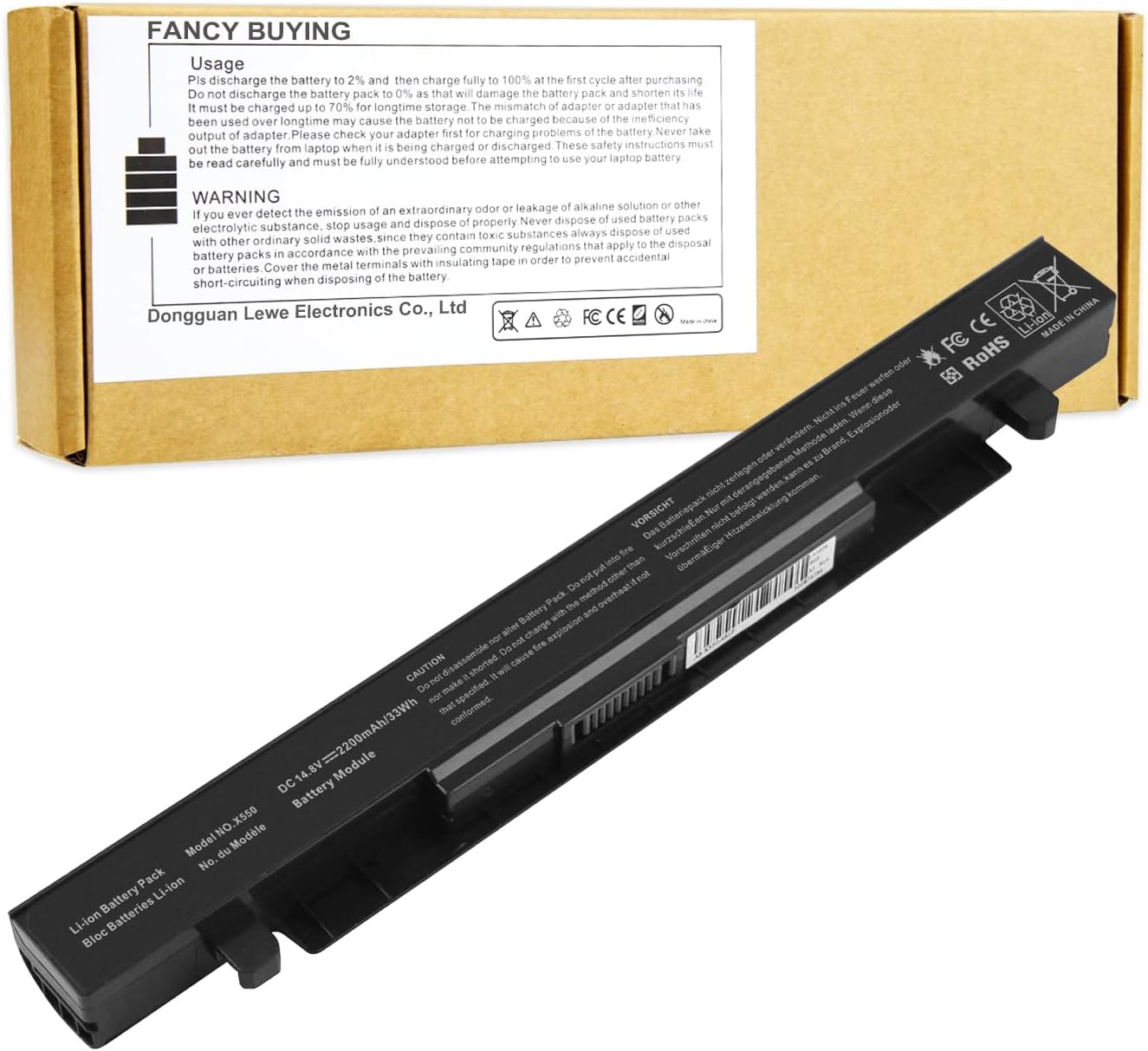 Batterie Laptop ASUS A41-X550A