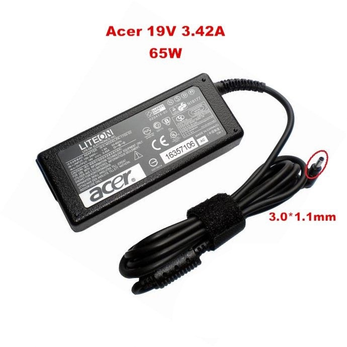 Chargeur Acer 19V 3.42A 3.0×1.1mm