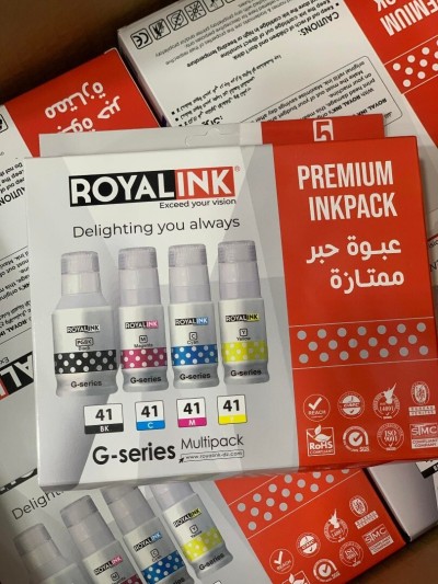 Encre Pack4 Recharge Canon G41 Premium Royalink