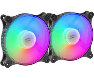MARS GAMING MF-DUO Pack 2 Ventilos CPU Air Cooling Noir