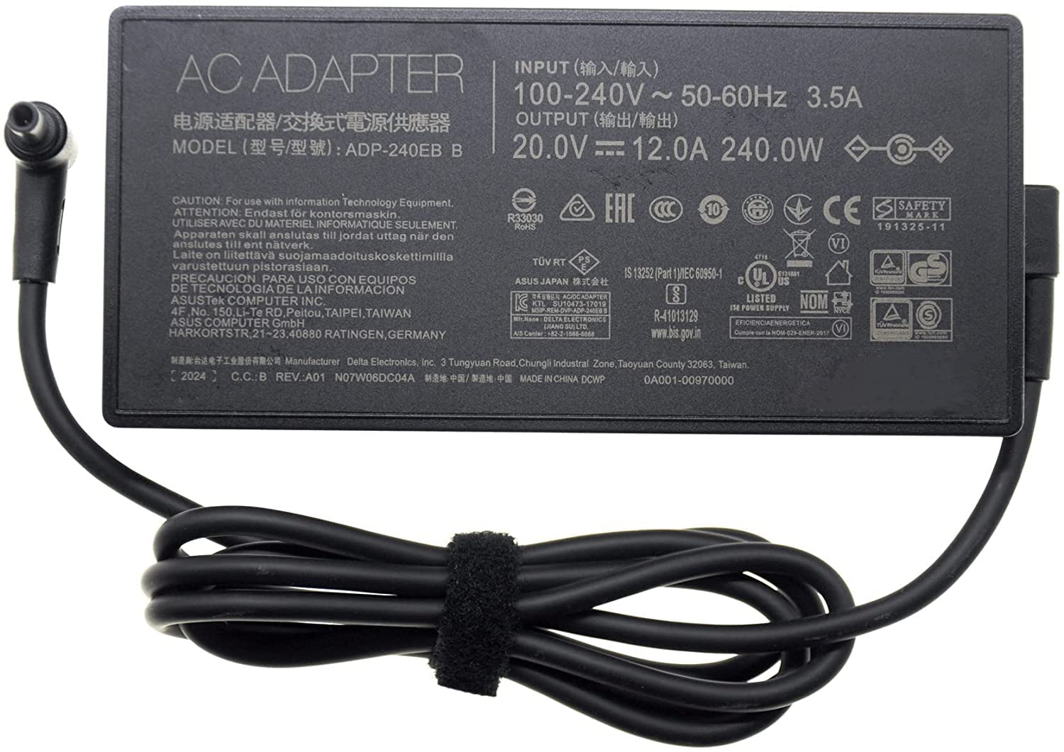 Chargeur ASUS 240W 20V 12A Copie Originale