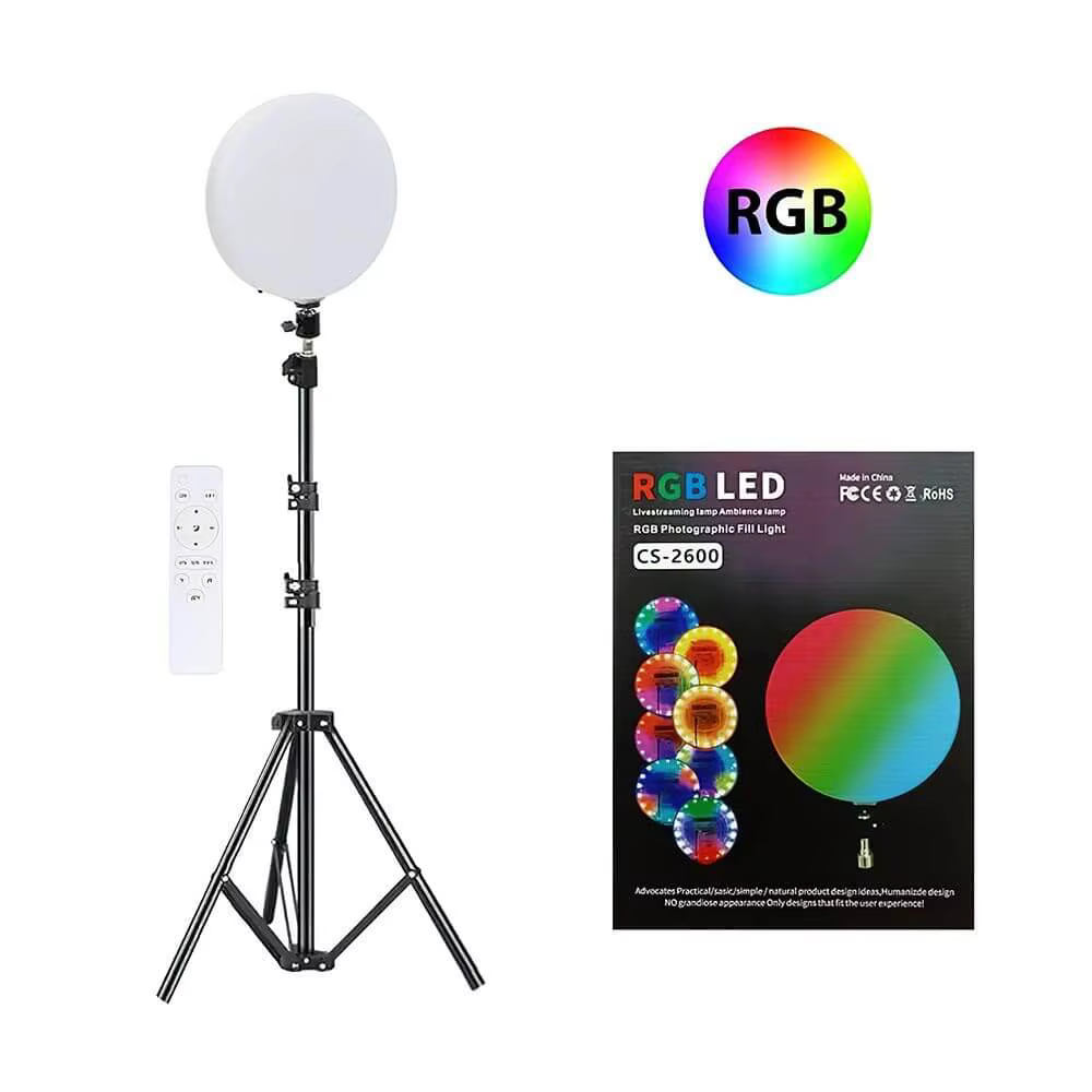 Ring Light RGB Rond CS2600 Professionnel