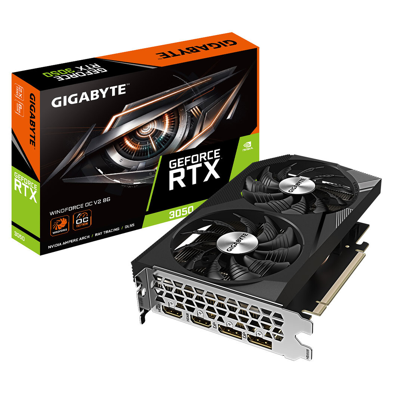 Carte Graphique Gigabyte RTX 3050 8GB V2