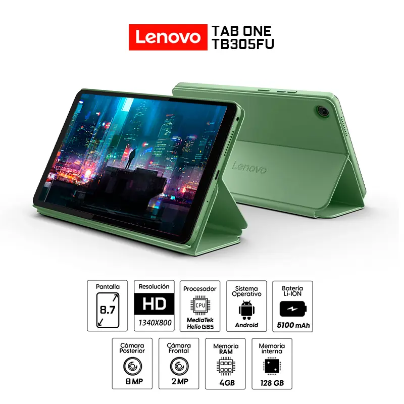 Tablette Lenovo 4G/128GB 8.7" TB305FU