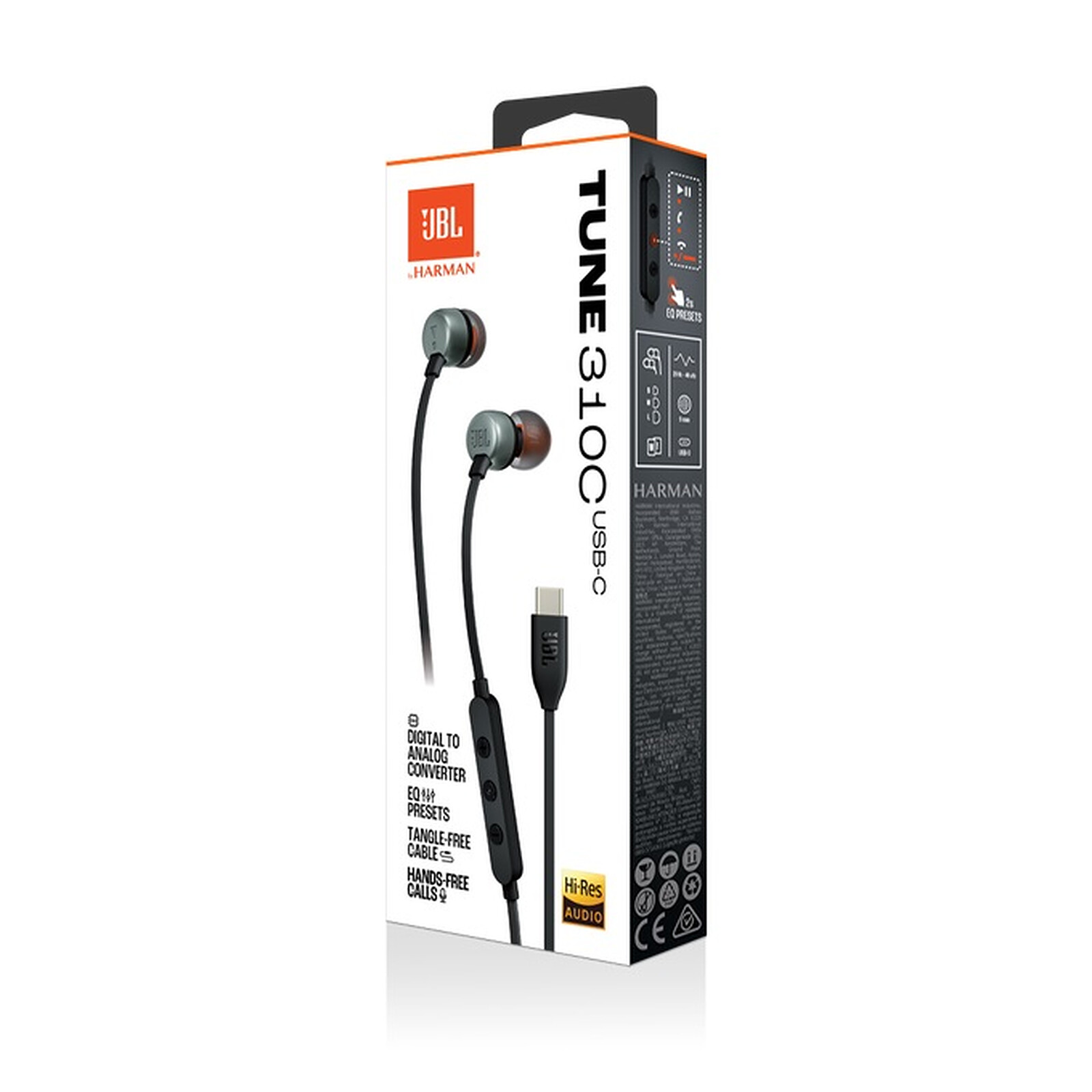 Kit Mains Libres JBL TUNE 310C USB-C