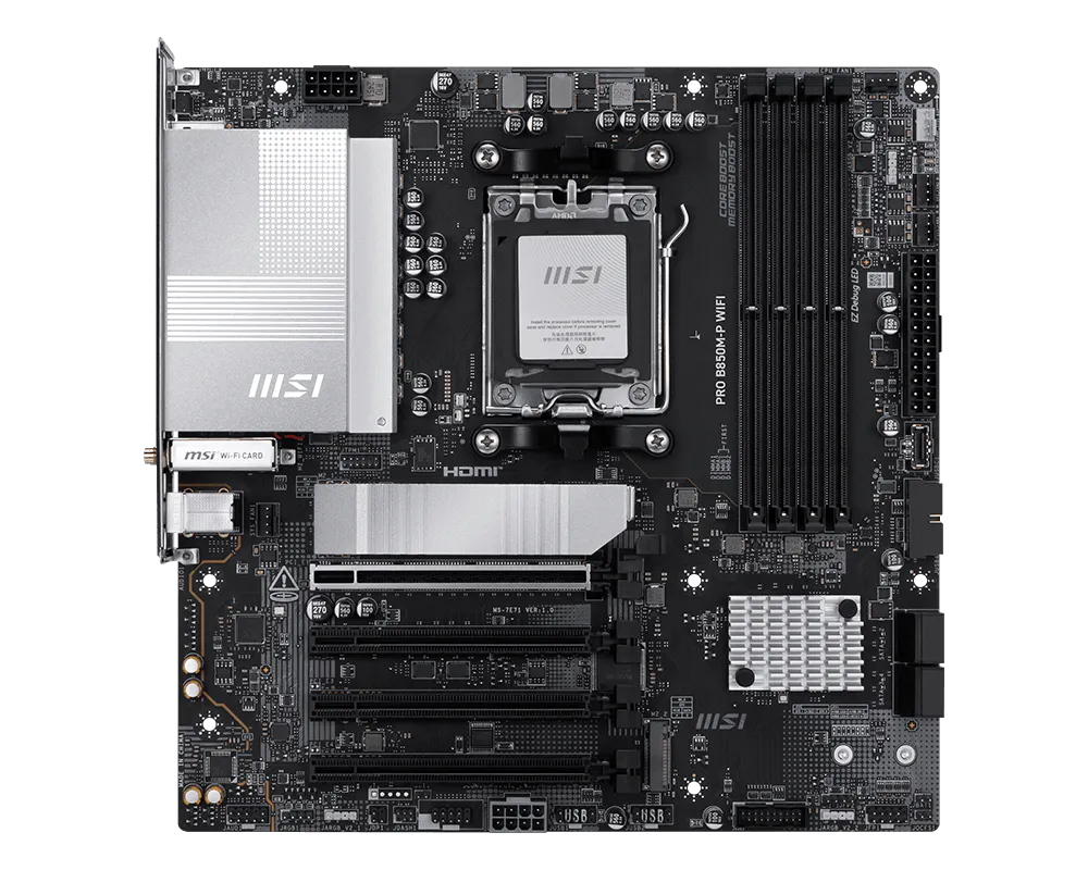 Carte Mère MSI B850M-P WiFi7 4xDDR5