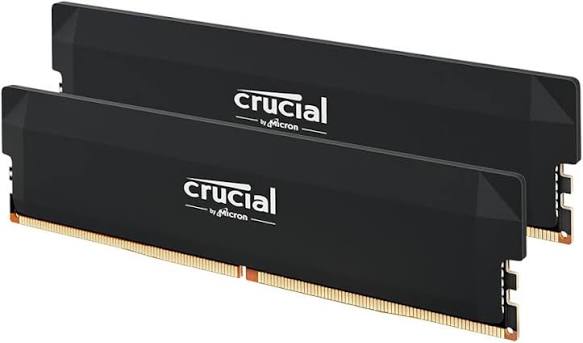 Kit RAM DDR5 32Go (2x16) Crucial 6400MHz