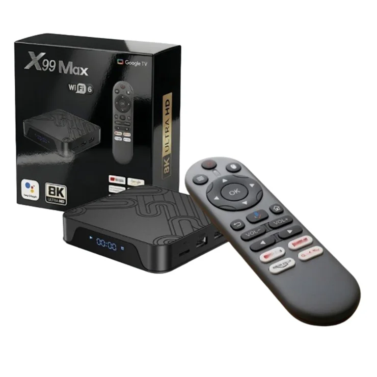 TV Box Android X99 Max 2Go/16Go 8K