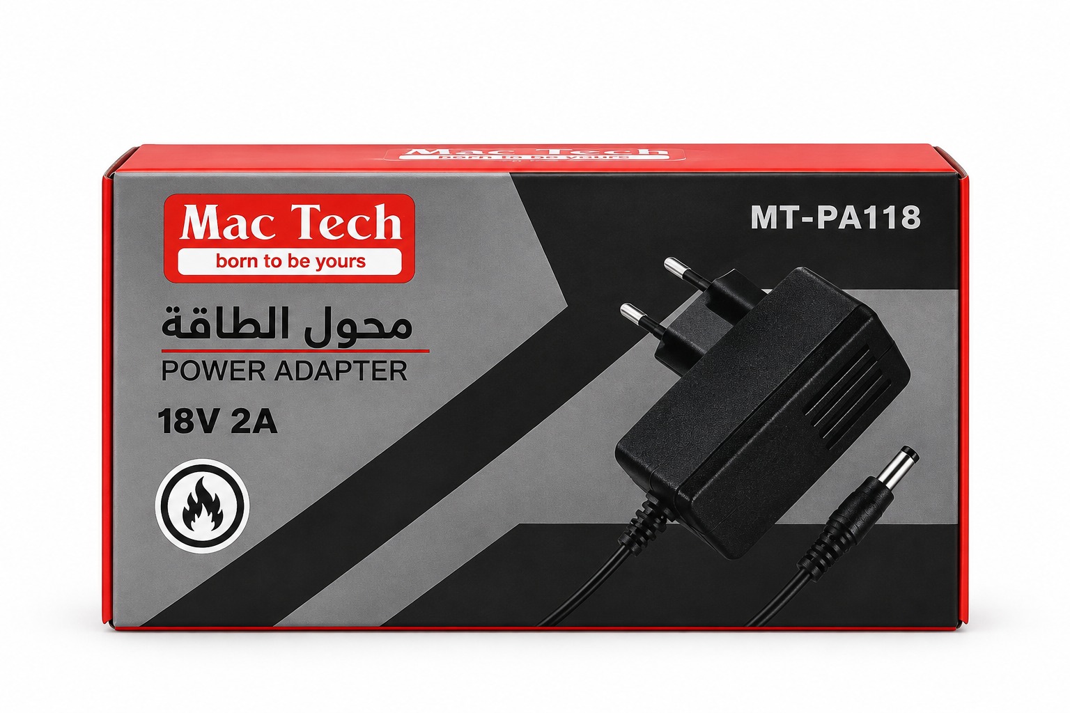 Transformateur 18V/2A MAC-TECH MT-PA118