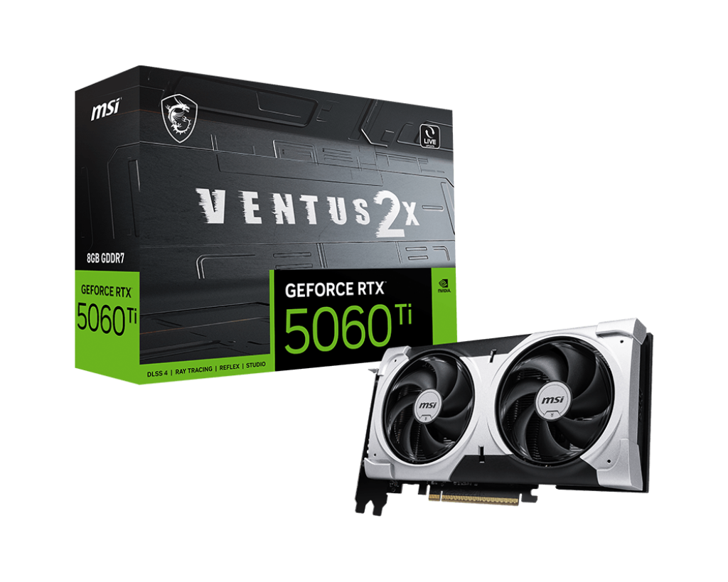 Carte Graphique MSI RTX5060TI VENTUS 2X OC 8G