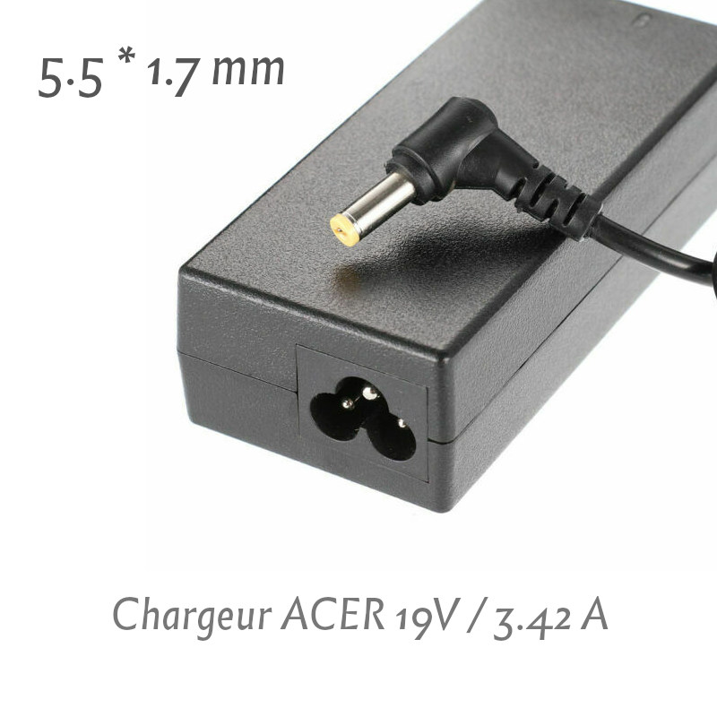 Chargeur Laptop Acer 19V 3.42A 5.5*1.7