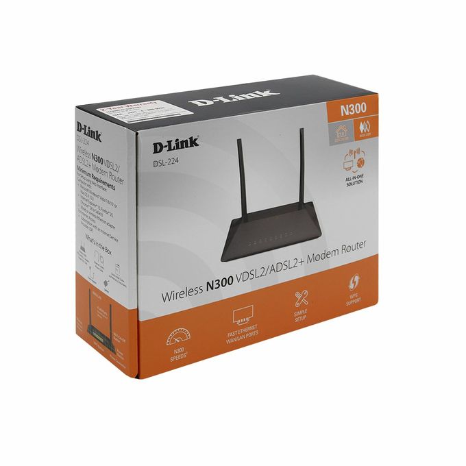 Modem ADSL/VDSL D-Link 300Mbps DSL-224