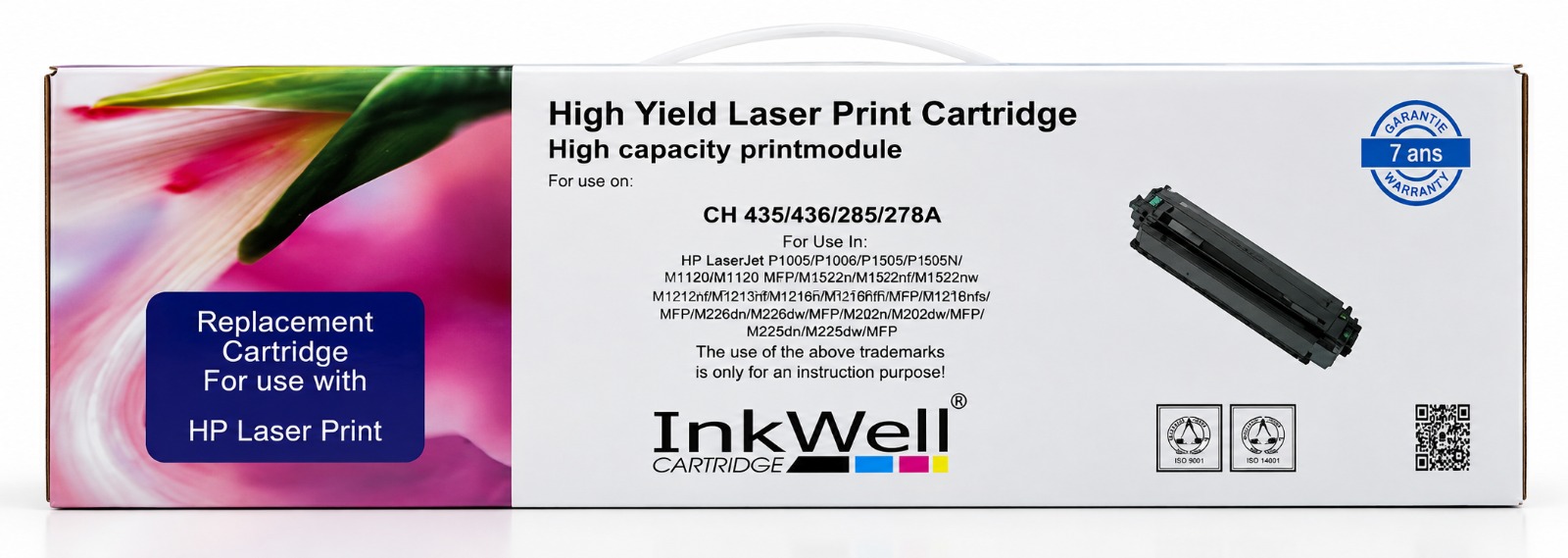 TONER CANON/HP LBP6030/6000/MF3010/4410/325 **435/436/278/285A UNI---INKWELL