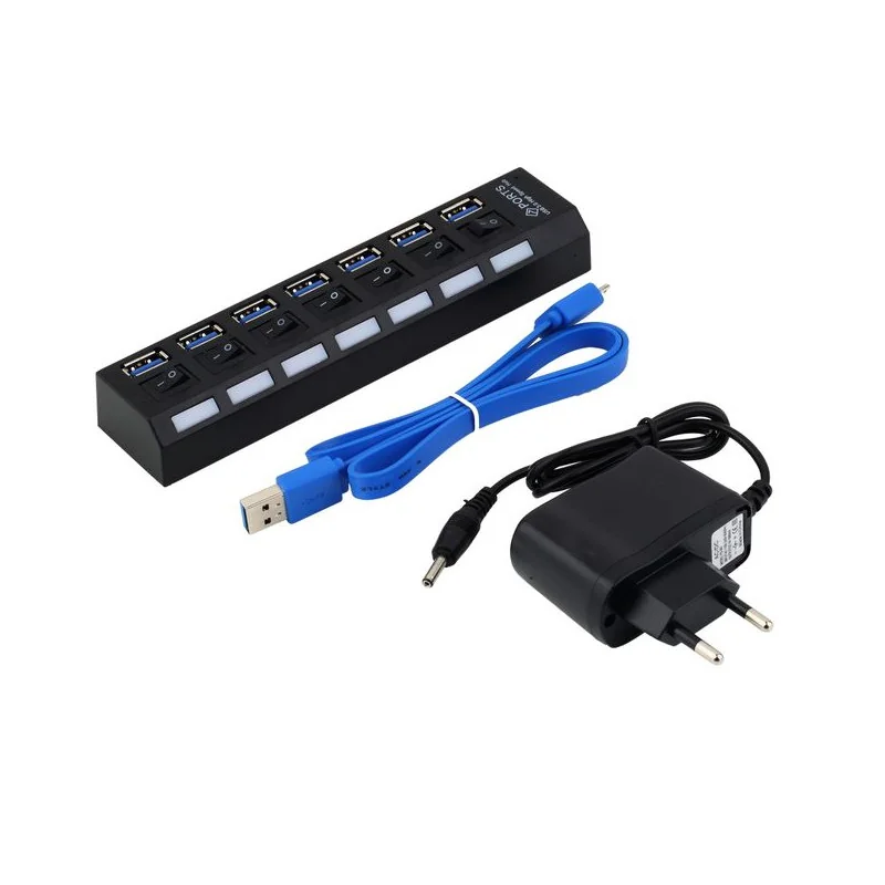 Hub USB 7 ports USB3.0 +Contact Protech