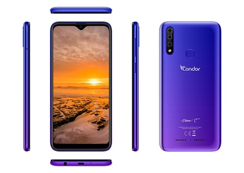 Smartphone Condor L6 Pro Noir SP643NR