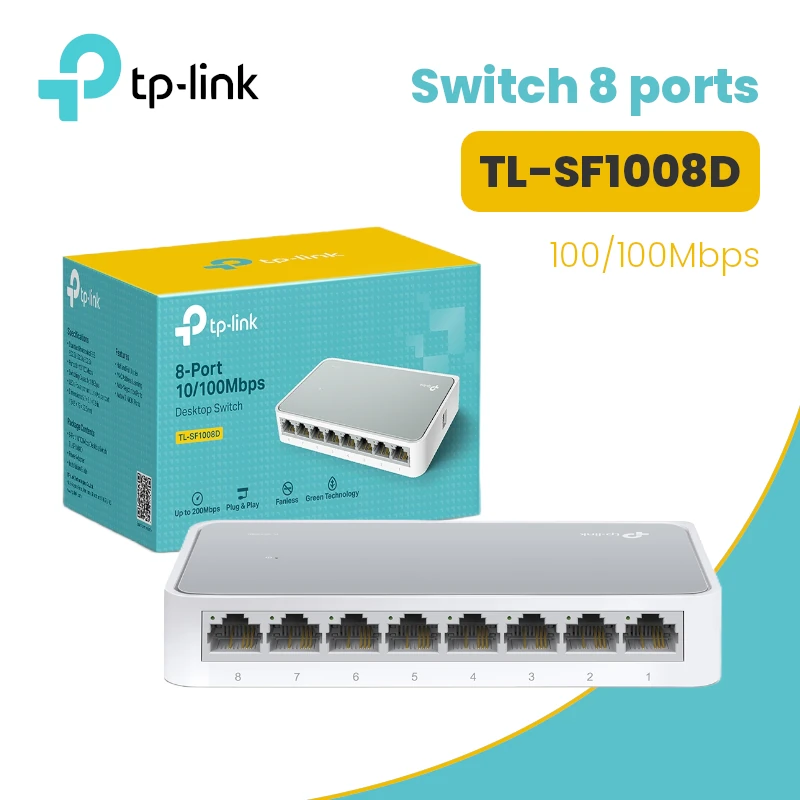 Switch TP-LINK 8P 10/100 TL-SF1008D