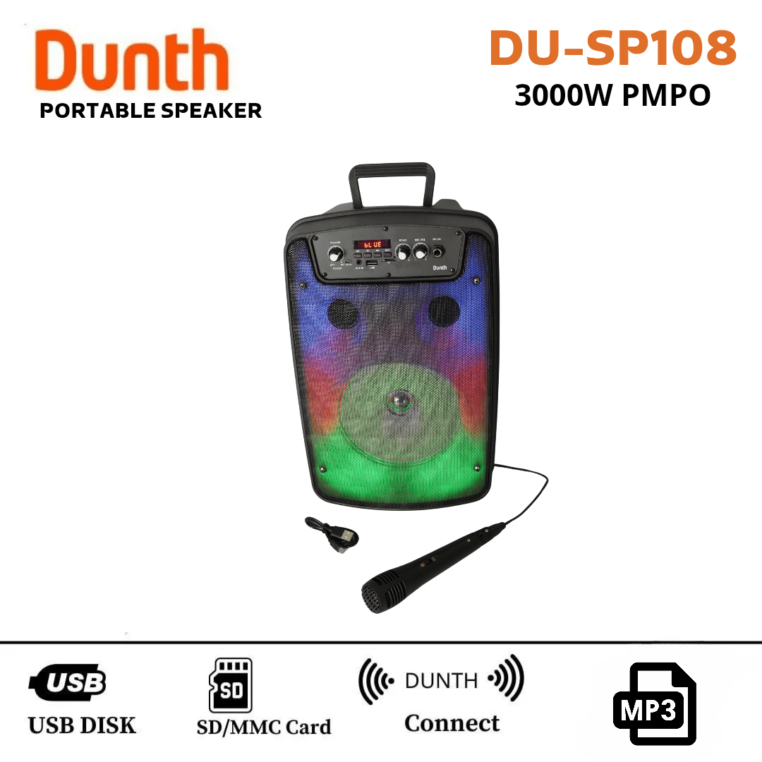 Haut-Parleur 1.0 Rechargeable DUNTH DU-SP108 4000W